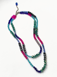 Collar de cristales multicolor MICHAELA - comprar online