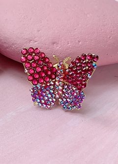 Anillo de mariposa rosa CATERINA - comprar online