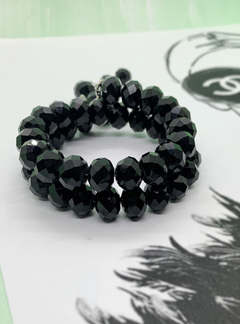 Pulsera negra multivueltas KALIA - Gabriella Capucci