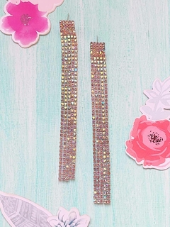 Aros largos de strass KENDALL - comprar online