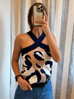 MUSCULOSA CARMELA AZUL