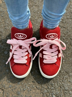 Tênis Feminino Adidas Campus Bordô Rosa - Pisants Store