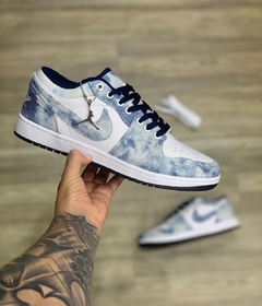 Tênis Unissex Air Jordan Azul Branco