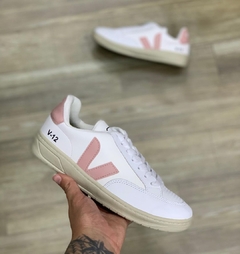 Tênis Feminino Vert V12 Branco Rosé