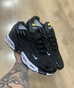 Tênis Masculino Air Max TN Plus Preto Branco