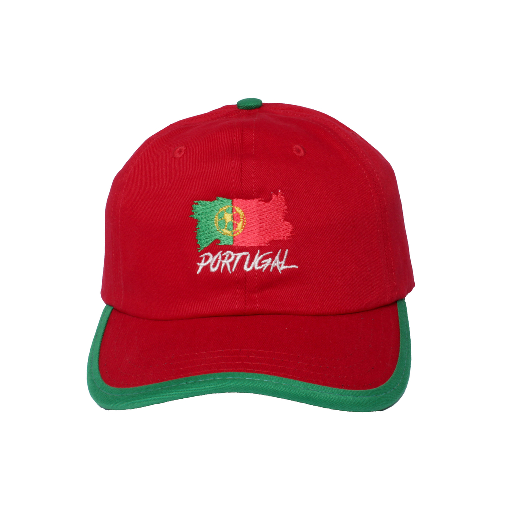 World Cap - Boné Dad Hat Portugal Vermelho