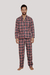 Pijama Smoking Longo Xadrez - PL74 - comprar online