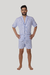 Pijama Smoking Curto Xadrez Sharp - PC047 - comprar online