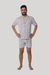 Pijama Smoking Curto Xadrez Sharp - PC047 na internet