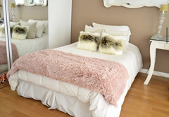 Pie de cama ultra soft rosa - Parcelle Home