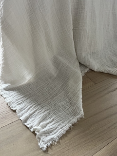 Pie de cama/ manta gasa algodón (dos plazas y queen) - tienda online
