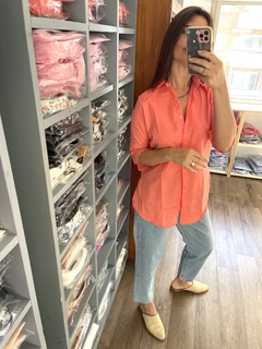 CAMISA LA BORDEVOY MUJER, SALMON - LA BORDEVOY