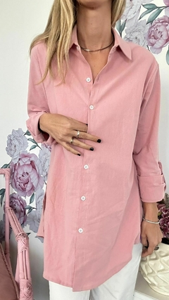 CAMISA LA BORDEVOY MUJER, TUSOR ROSA - tienda online