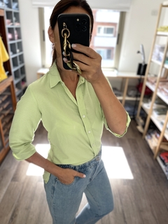 CAMISA LA BORDEVOY MUJER, PISTACHO - LA BORDEVOY