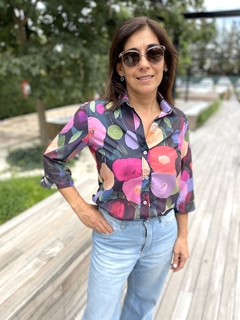 Imagen de Camisa La Bordevoy Mujer, FLOWERS