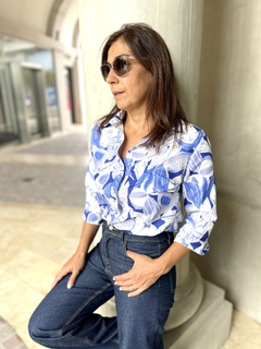 Camisa La Bordevoy Mujer, LEMON BLUE - comprar online