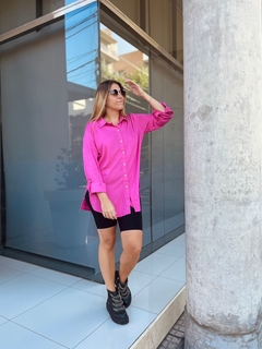 CAMISA LA BORDEVOY MUJER, BASICA FUCSIA - tienda online