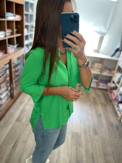 CAMISA LA BORDEVOY MUJER, VERDE en internet