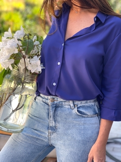 Camisa La Bordevoy Mujer Azul - tienda online