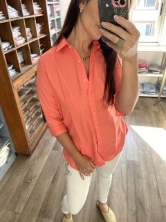 Camisa salmon mujer new arrivals