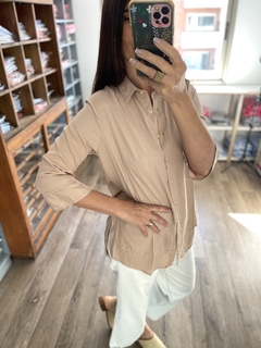 CAMISA LA BORDEVOY MUJER, BEIGE - LA BORDEVOY