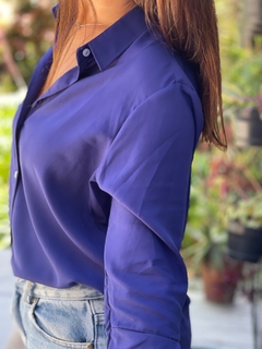 Camisa La Bordevoy Mujer Azul - comprar online