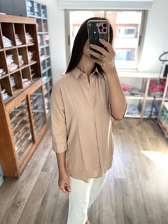 CAMISA LA BORDEVOY MUJER, BEIGE - tienda online