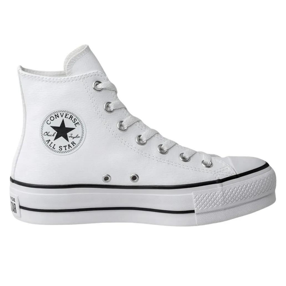 Tênis Converse All Star Chuck Taylor Cano Alto Lift Preto