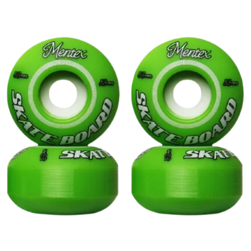 Roda para Skate Mentex 53mm Branca - Virtual Skate Shop