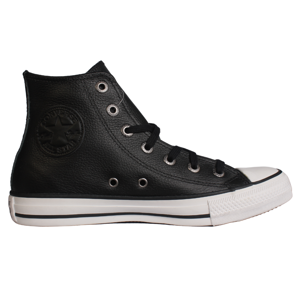 Converse All Star Plataforma Bege Couro