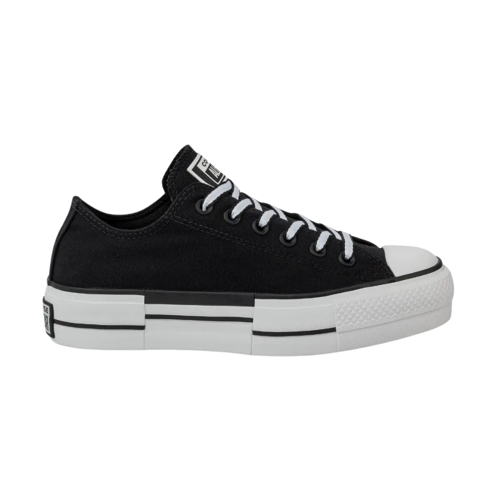 Tênis Converse All Star Chuck Taylor Cano Alto Lift Preto