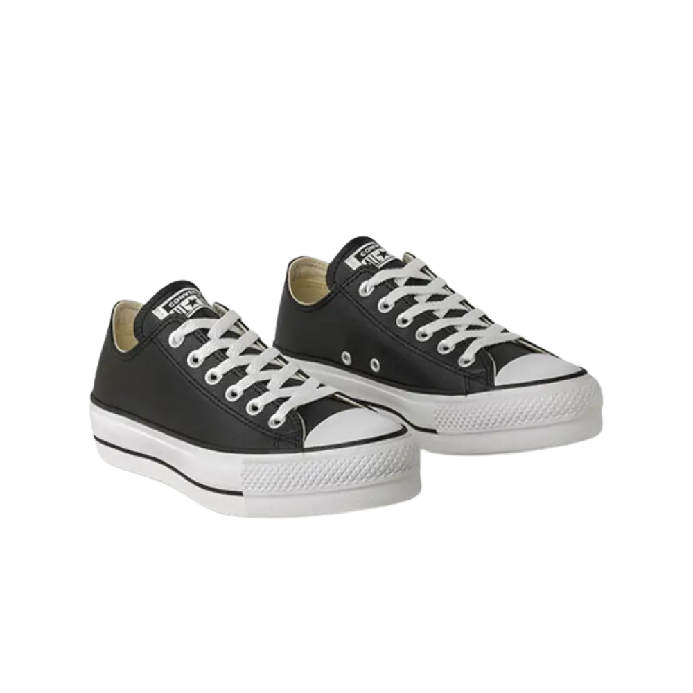 Tênis Feminino All Estrela Star Preto Chuck Taylor Lift Cano Baixo