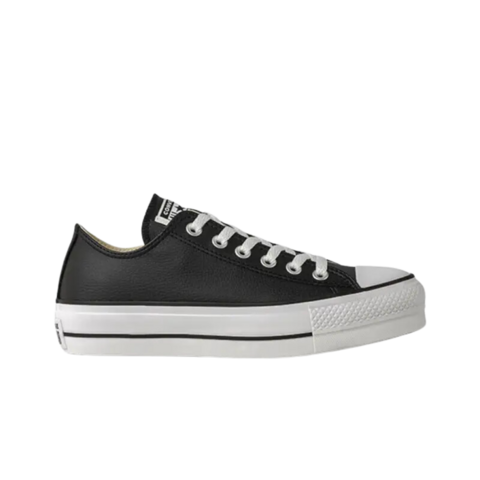 Tênis Converse Chuck Taylor All Star Couro Plataforma Lift Cano