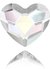 Flatbacks Heart 6 mm (10 unidades) - Blühend Crystals