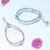 Pulsera Cristal con bolitas de plata Bebés - comprar online