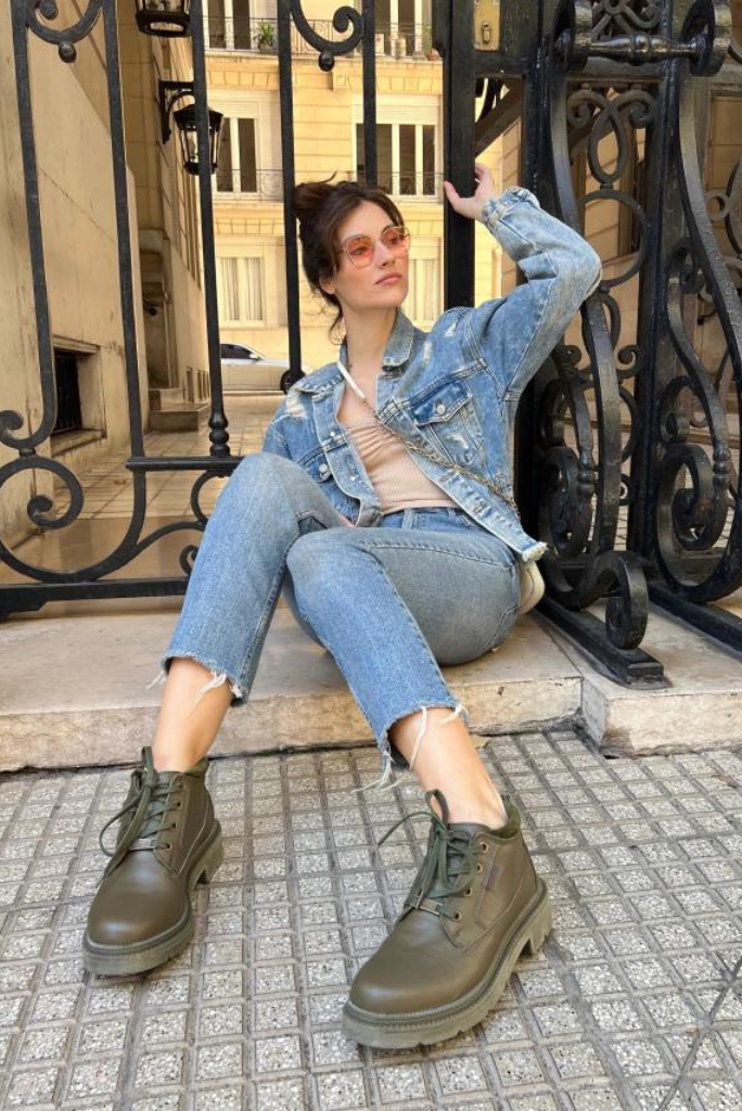 Borcegos militares mujer new arrivals