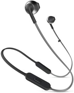 Auricular JBL Tune 205BT Bluetooth - Función de manos libres y diseño ergonómico con cable sin enredos – Color Negro