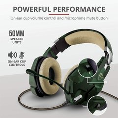 Auricular Gaming Trust 322C Carus Jungle Camo