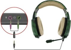 Auricular Gaming Trust 322C Carus Jungle Camo - tienda online