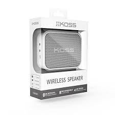 Parlante Portatil Bluetooth KOSS Alta Calidad Minimalista - Fabricado en USA