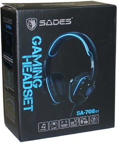 Imagen de Auricular Sades Gaming SA-708GT Control Volumen Multiplataforma XboxOne Switch
