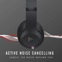 Auricular Apple Beats Studio 3 Wireless Active Noise Cancelling Black - Auriculares