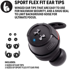 Auricular JBL Under Armour Flash X True Bionic IPX7 Black 25hrs - comprar online