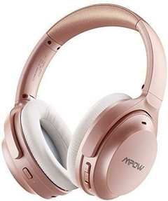 Auricular Mpow H12 IPO Bluetooth + Wired 3.5mm ANC Active Noise Cancelling 40Hrs Gold Rose