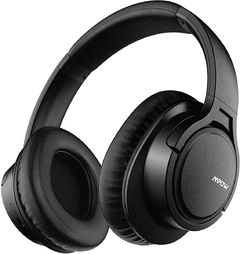 Auricular Mpow H7 Bluetooth 5.0 25Hrs Hi-Fi + 3.5mm + Bolso Negro