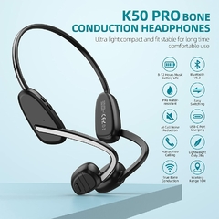 Auricular de Conduccion Osea Eixpdaye K50 BT 5.3 IPX6 8Horas Negro - comprar online