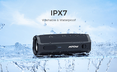 Parlante Mpow R9 Inalambrico Bluetooth IPX7 Proteccion lluvia 10hs 24W Negro - Auriculares