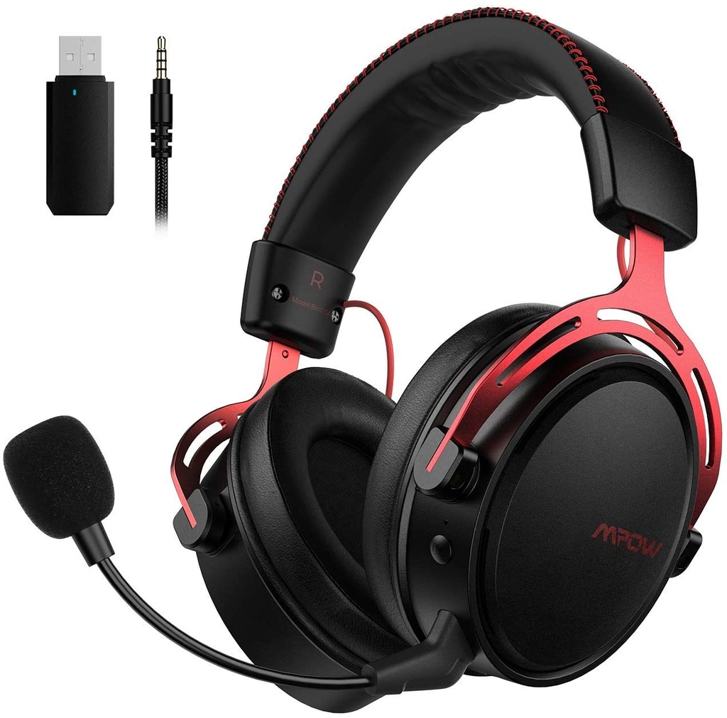 Auricular Gaming INALAMBRICO Mpow AIR 2.4G para juegos PS5/PS4/PC Ordenador  con controlador de