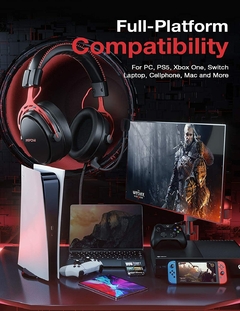 Auricular Gaming Mpow AIR SE Mic Desmontable Control PS5, PS4, XBox, PC Switch Calidad Superior - Auriculares