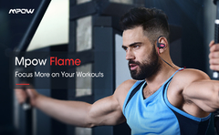 Auricular Mpow Flame SPORT - Shedirmuc Bluetooth Deportivos 16 hrs IPX7 CVC 6.0 Bajos Profundos Negro